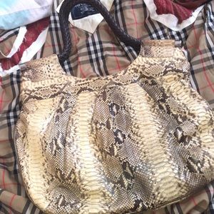 COPY - Snake leather beautiful bag